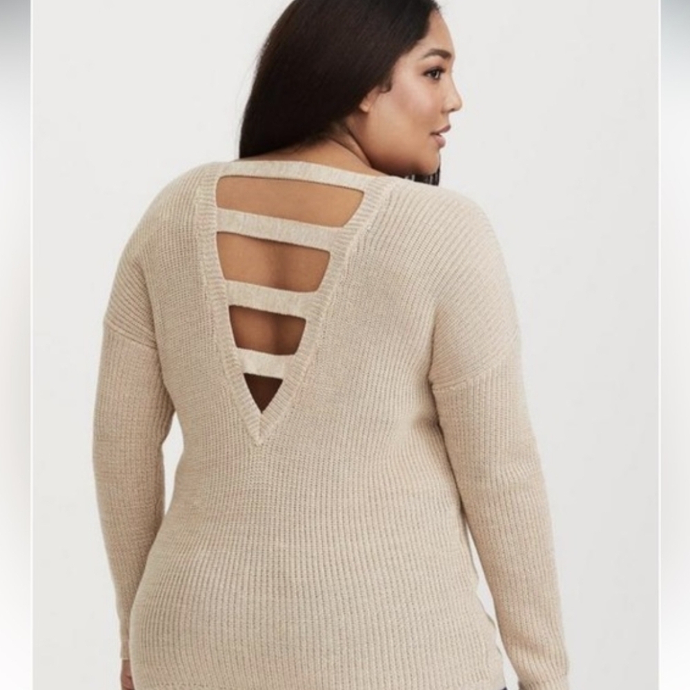 Torrid Ladder-Back Sweater